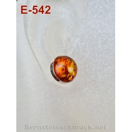 Amber earrings, Earrings, Silver-925-E-542
