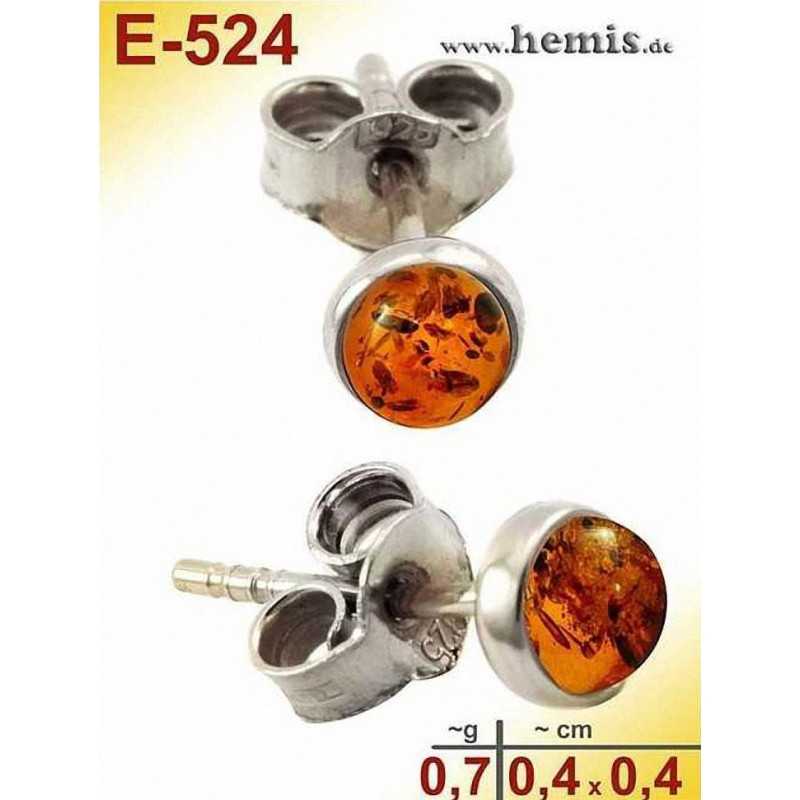 Amber earrings, Earrings, Silver-925-E-540