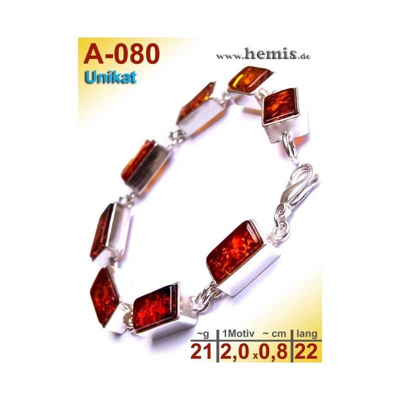 A-080 Bracelet, Amber jewellery, Sterling silver, 925 A-080 Bracelet, Amber jewellery, Sterling silver, 925