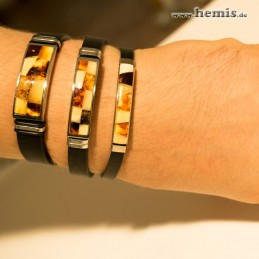 Amber bracelet for men women unisex. Small, medium, large