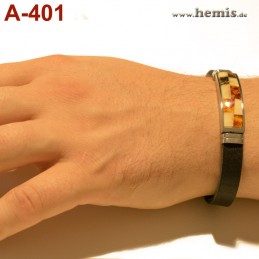 Amber bracelet for men women unisex. medium